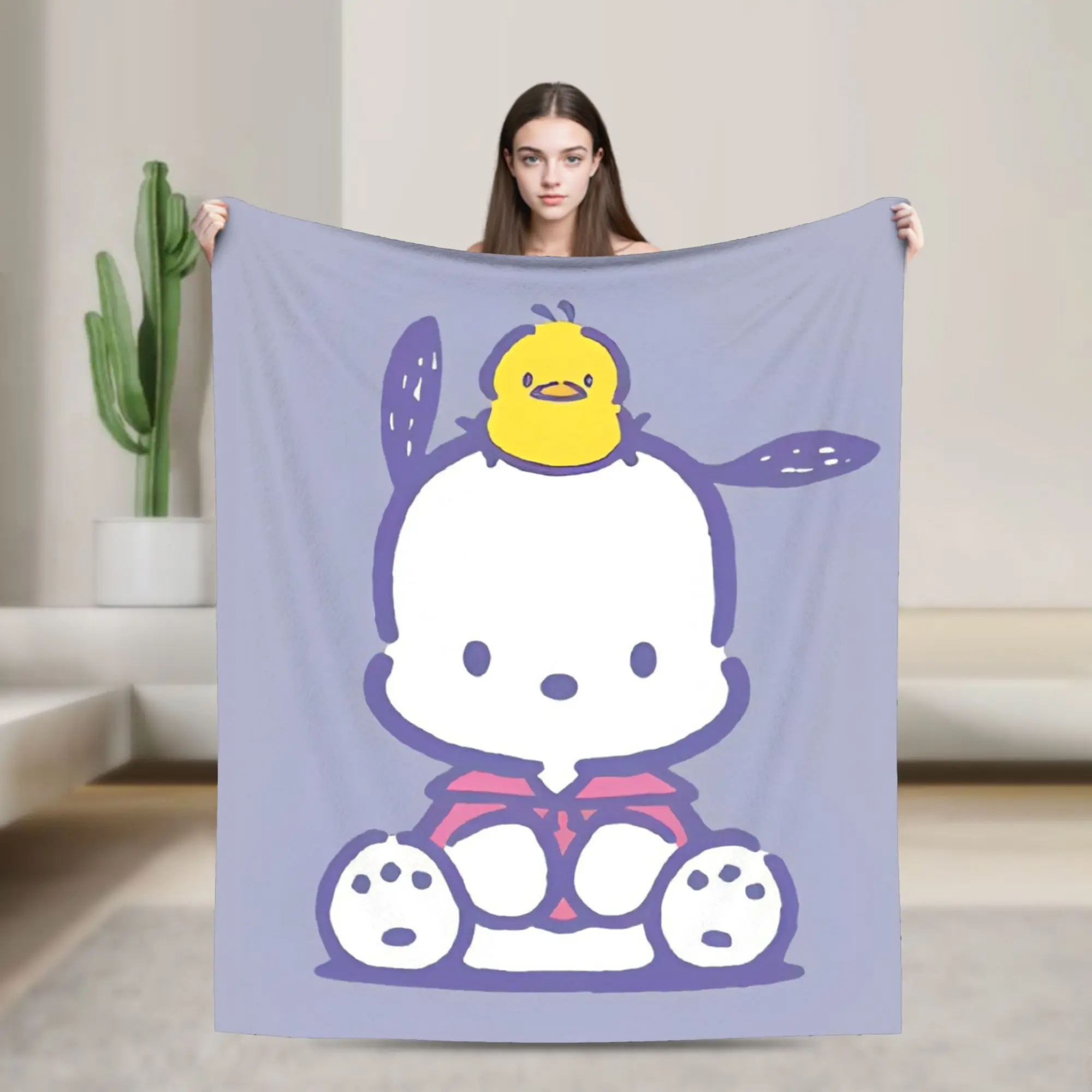 Вязаные одеяла Kawaii с героями мультфильмов Pochacco, нечеткие пледы, постельные принадлежности, диван, портативные ультра-мягкие теплые покрывала,
Вязаные одеяла Kawaii с героями мультфильмов Pochacco, нечеткие пледы, постельные принадлежности, диван, портативные ультра-мягкие теплые покрывала,