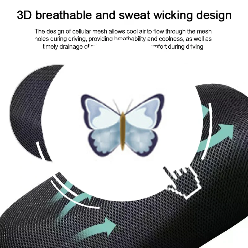 Universal Summer 3D Mesh Motorcycle Seat Cover Breathable Sunscreen Scooter Seat Covers Anti-Slip Mesh Seat Protection Pad
Universal Summer 3D Mesh Motorcycle Seat Cover Breathable Sunscreen Scooter Seat Covers Anti-Slip Mesh Seat Protection Pad