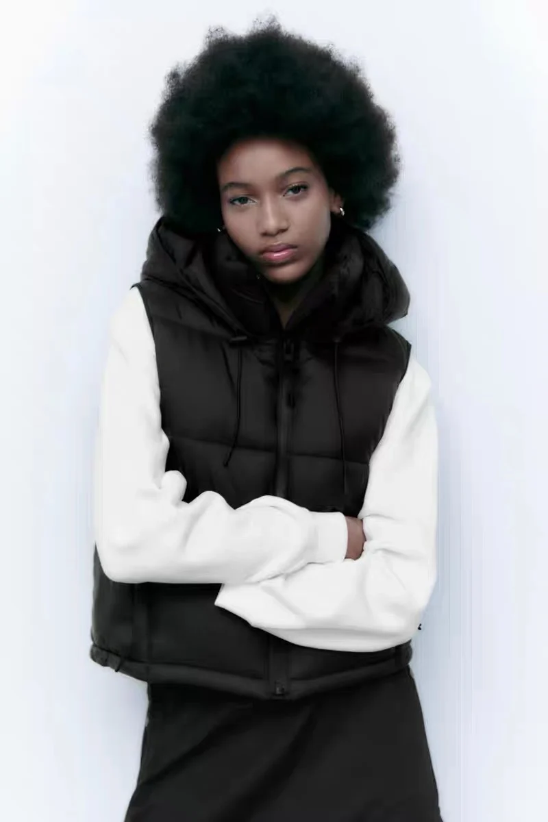 Хлопковый жилет с капюшоном Bla, женский модный осенне-зимний новый воротник-стойка, одежда с застежкой-молнией
Хлопковый жилет с капюшоном Bla, женский модный осенне-зимний новый воротник-стойка, одежда с застежкой-молнией