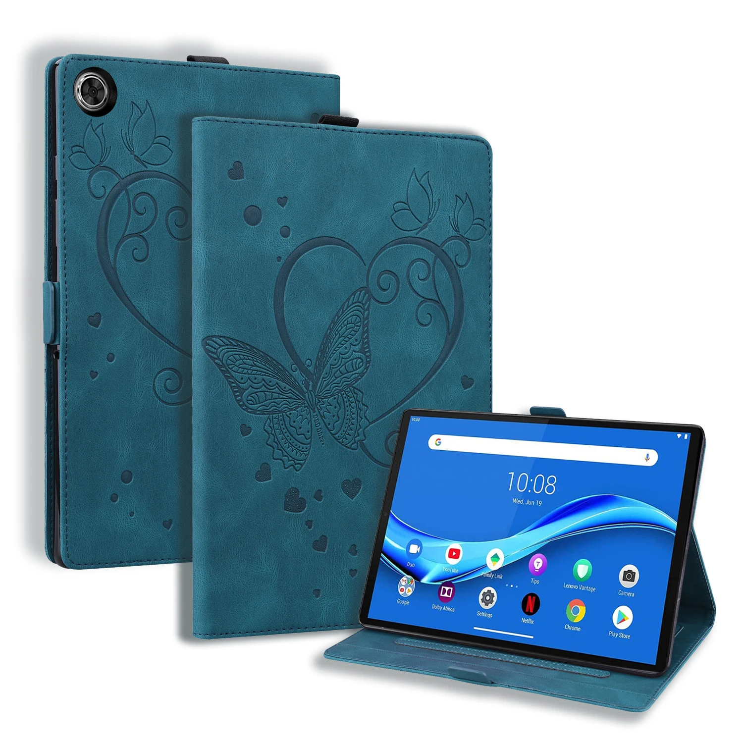 Чехол-кошелек с отделением для карт для Lenovo M10 Plus TB-X606 Love Butterfly Pattern, противоударный флип-чехол с кронштейном из искусственной кожи для сна
Чехол-кошелек с отделением для карт для Lenovo M10 Plus TB-X606 Love Butterfly Pattern, противоударный флип-чехол с кронштейном из искусственной кожи для сна