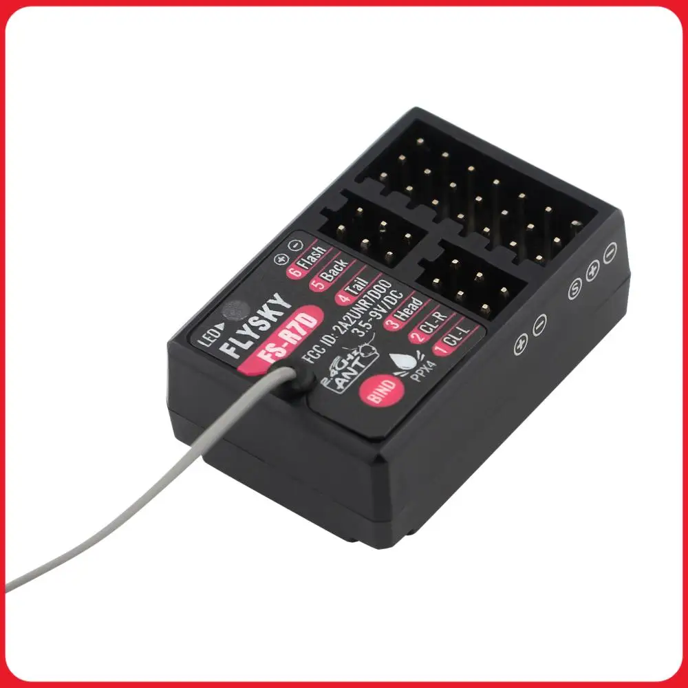 Приемник Flysky RC 7-канальный легкий для радиоуправляемых машин и лодок FS-R7D для передатчиков FS-G7P
Приемник Flysky RC 7-канальный легкий для радиоуправляемых машин и лодок FS-R7D для передатчиков FS-G7P
