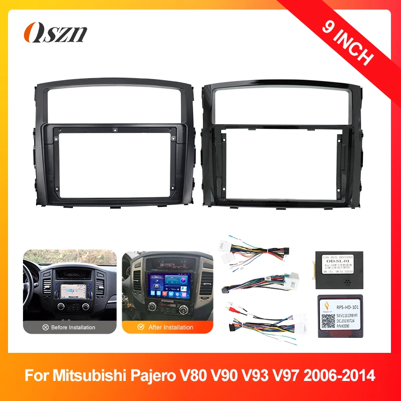 For Mitsubishi Pajero V80 V90 V93 V97 2006-2014 Fitting Panel Kit Adapter Android Radio Dashboard Head Car Frame Fascia 9 Inch
For Mitsubishi Pajero V80 V90 V93 V97 2006-2014 Fitting Panel Kit Adapter Android Radio Dashboard Head Car Frame Fascia 9 Inch