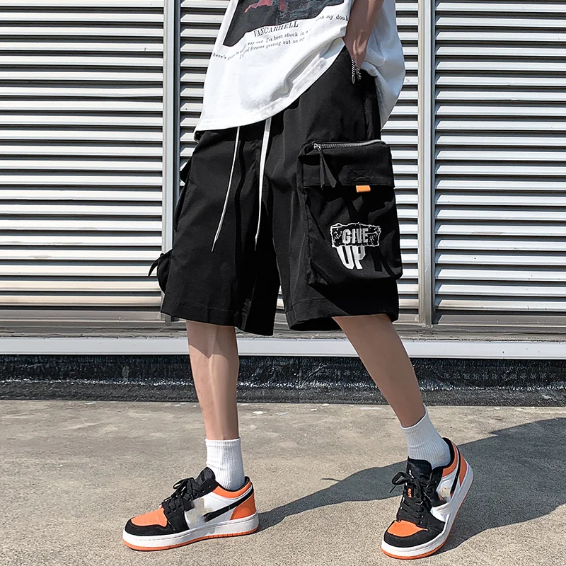Big Pocket Mens Cargo Shorts High Street Streetwear Summer Trend Straight Loose Short Pants
Big Pocket Mens Cargo Shorts High Street Streetwear Summer Trend Straight Loose Short Pants