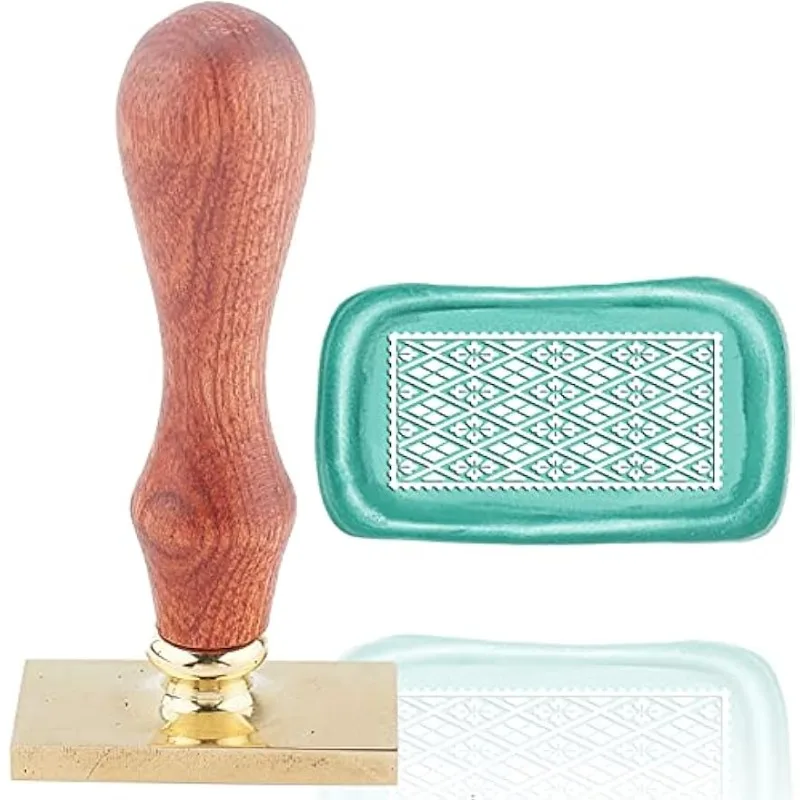 1PC Wax Seal Stamp Pattern Vintage Sealing Wax Stamps Flower Rectangle Removable Brass Head Sealing Stamp with Wooden Handle
1PC Wax Seal Stamp Pattern Vintage Sealing Wax Stamps Flower Rectangle Removable Brass Head Sealing Stamp with Wooden Handle