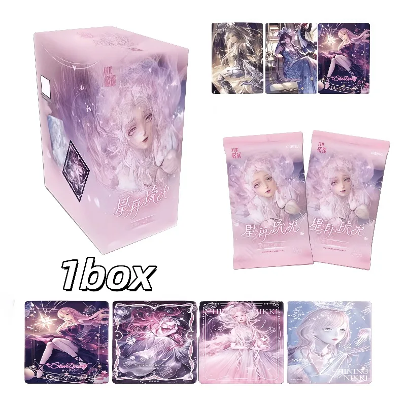 Официальные коллекционные карты KAYOU Shining Nikki — серия Star Sea Glow Brilliant Pack, подлинная периферия для коллекционеров и фанатов 
Официальные коллекционные карты KAYOU Shining Nikki — серия Star Sea Glow Brilliant Pack, подлинная периферия для коллекционеров и фанатов