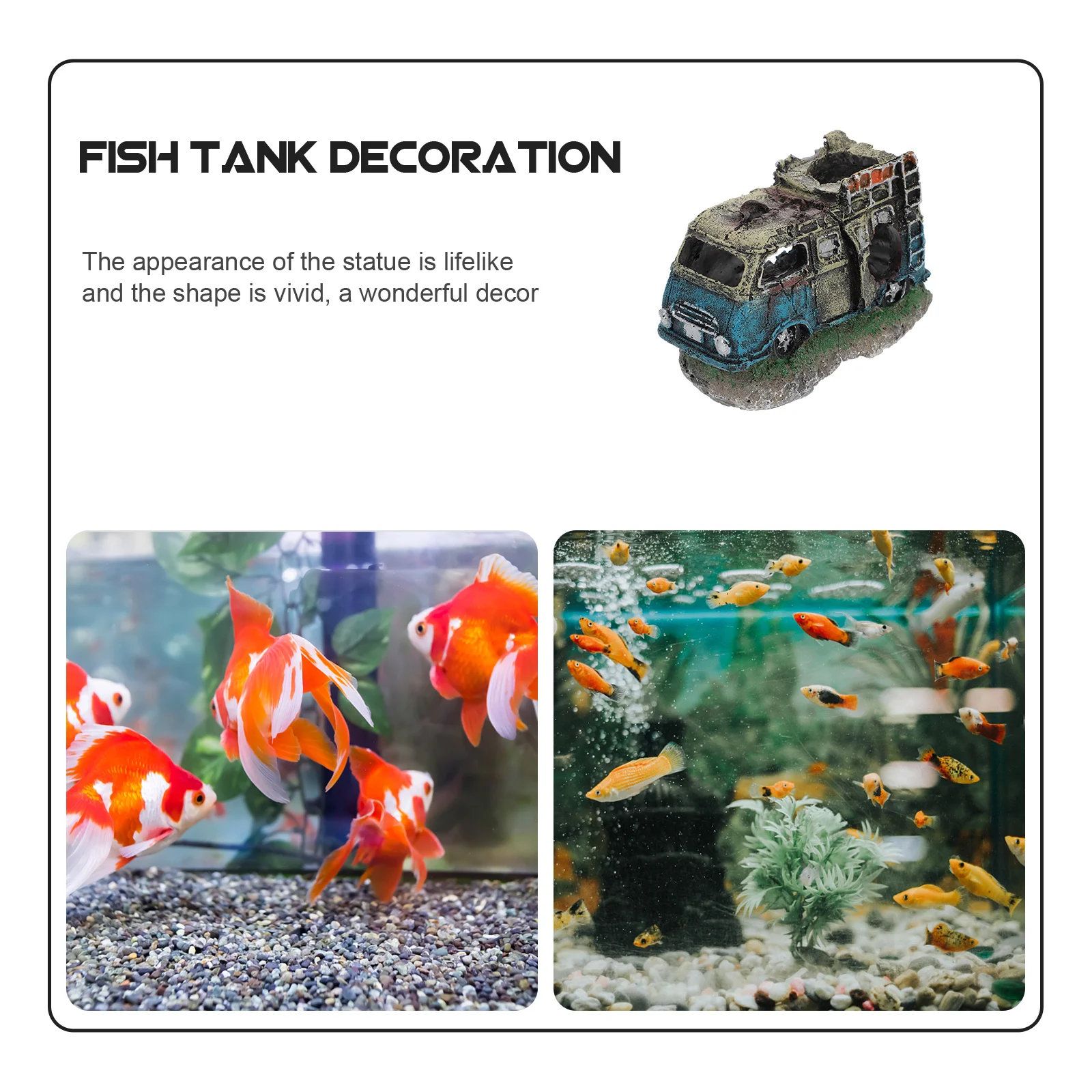 Simulation Resin Ornament Fish Tank Landscape Car Wreck Decor Realistic Vivid Shrimp Hidden Small Compact Design
Simulation Resin Ornament Fish Tank Landscape Car Wreck Decor Realistic Vivid Shrimp Hidden Small Compact Design