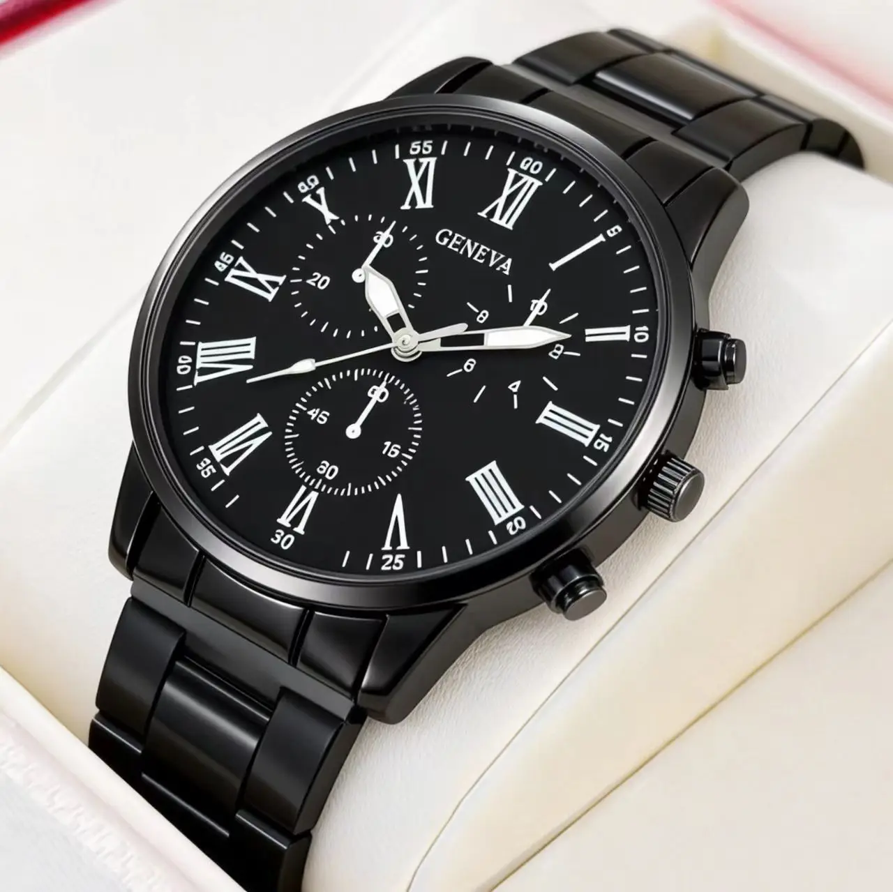 WOKAI высококачественные мужские кварцевые римские часы с тремя глазами и ремешком из нержавеющей стали, роскошные спортивные часы
WOKAI высококачественные мужские кварцевые римские часы с тремя глазами и ремешком из нержавеющей стали, роскошные спортивные часы