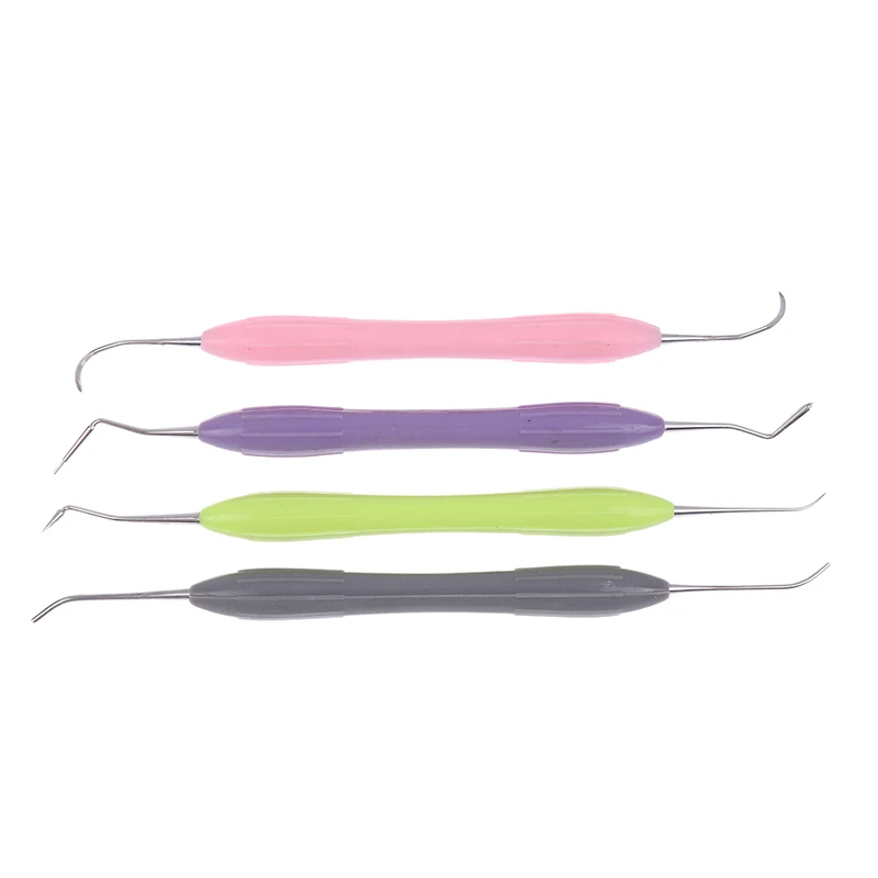 1/7Pcs Dental Double Ended Stainless Steel Resin Filler Composite Resin Filling Spatula Silicone Handle
1/7Pcs Dental Double Ended Stainless Steel Resin Filler Composite Resin Filling Spatula Silicone Handle