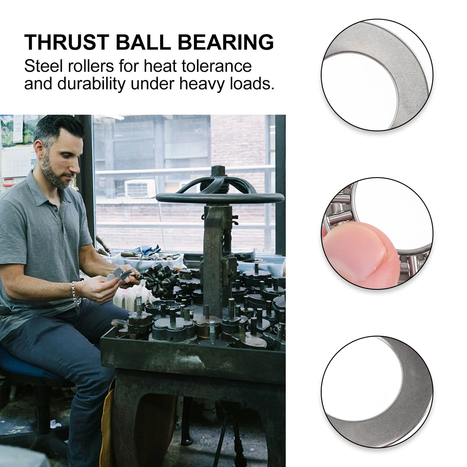 2 set Needle Roller 20mm ID 35mm OD Ultra Thin Thrust Axial Load Metal Flat Replacement Bearings Small Bearings Hardware
2 set Needle Roller 20mm ID 35mm OD Ultra Thin Thrust Axial Load Metal Flat Replacement Bearings Small Bearings Hardware