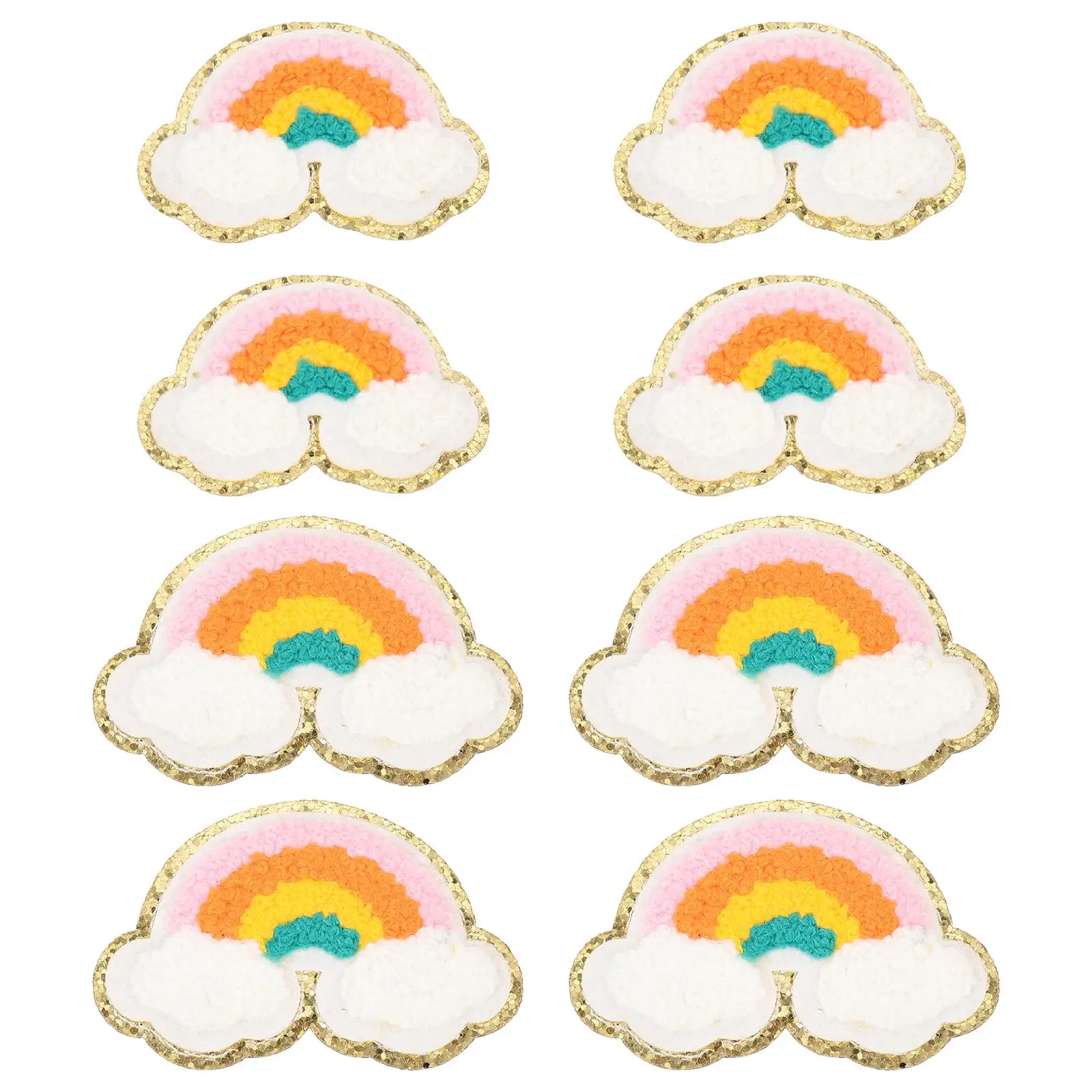 8 Pcs Rainbow Embroidered DIY Clothes Applique Sewing Patches Garment Decorative Adhesive Clothing Repair Creative Fashionable
8 Pcs Rainbow Embroidered DIY Clothes Applique Sewing Patches Garment Decorative Adhesive Clothing Repair Creative Fashionable