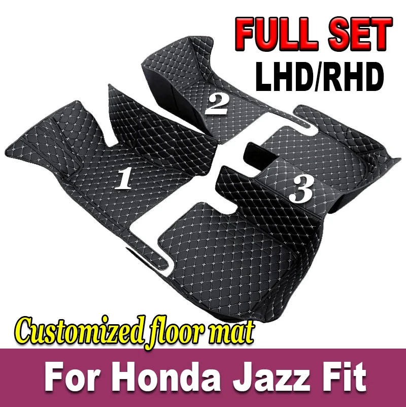 Изготовленные на заказ автомобильные коврики для Honda Jazz Fit, автомобильные ковры, аксессуары для ног
Изготовленные на заказ автомобильные коврики для Honda Jazz Fit, автомобильные ковры, аксессуары для ног