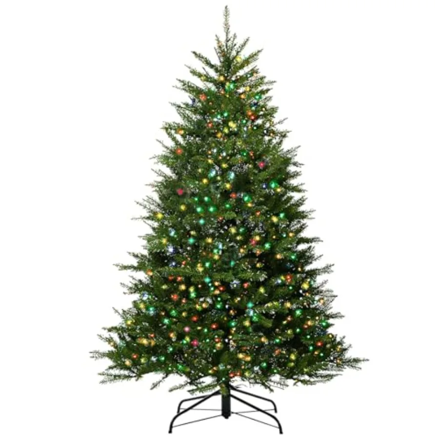 7Feet Pre-Lit Artificial Christmas Tree with 700 Pre Lit Multicolored Lights, 2144 PVC Branch Tips, Green Dunhill Fir Xmas Tree
7Feet Pre-Lit Artificial Christmas Tree with 700 Pre Lit Multicolored Lights, 2144 PVC Branch Tips, Green Dunhill Fir Xmas Tree