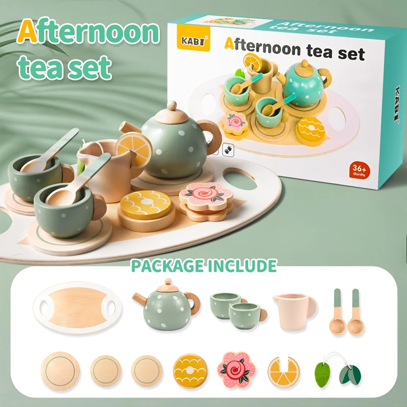 15PCS Montessori Wooden Afternoon Tea Set Toys for Kids Role Play Game Pretend Play Early Educational Toys for Boys Girls Gifts
15PCS Montessori Wooden Afternoon Tea Set Toys for Kids Role Play Game Pretend Play Early Educational Toys for Boys Girls Gifts
