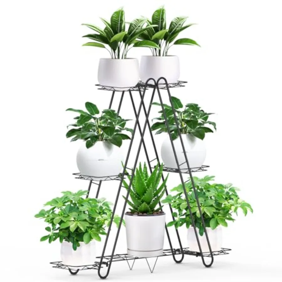 Heavy Duty Metal Plant Stand, Indoor Outdoor Plant Shelf and Rack - 3 Tiers 7 Pots, Plant Holder for Plants/Flowers/Planters, f
Heavy Duty Metal Plant Stand, Indoor Outdoor Plant Shelf and Rack - 3 Tiers 7 Pots, Plant Holder for Plants/Flowers/Planters, f