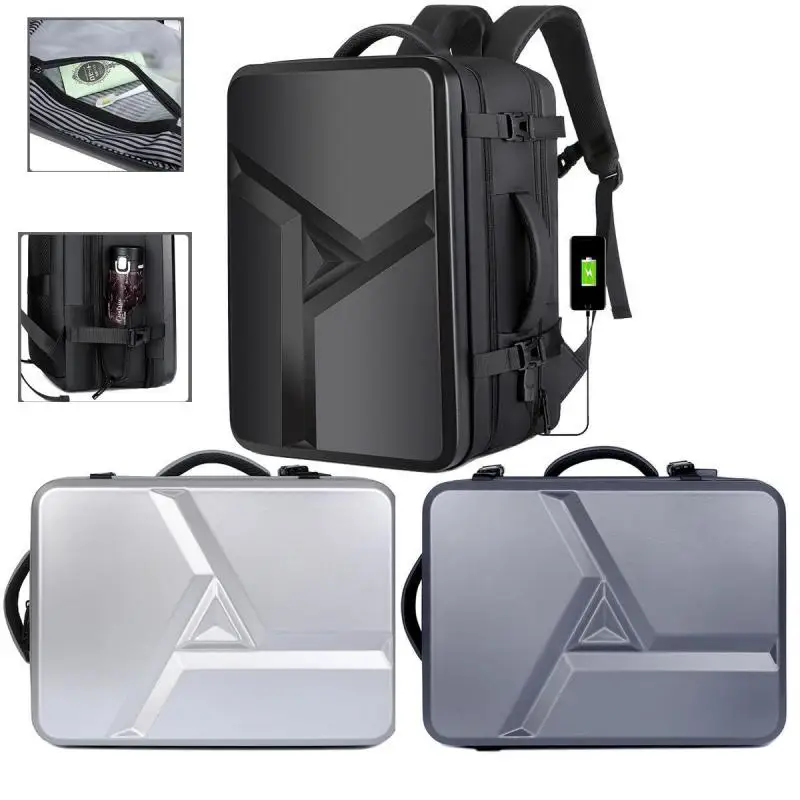 Large Capacity Backpack Hard Shell Backpack Fashion School Bag Usb Laptop Bag 17 Inch Computer Bag Wet And Dry Separate Bag
Large Capacity Backpack Hard Shell Backpack Fashion School Bag Usb Laptop Bag 17 Inch Computer Bag Wet And Dry Separate Bag