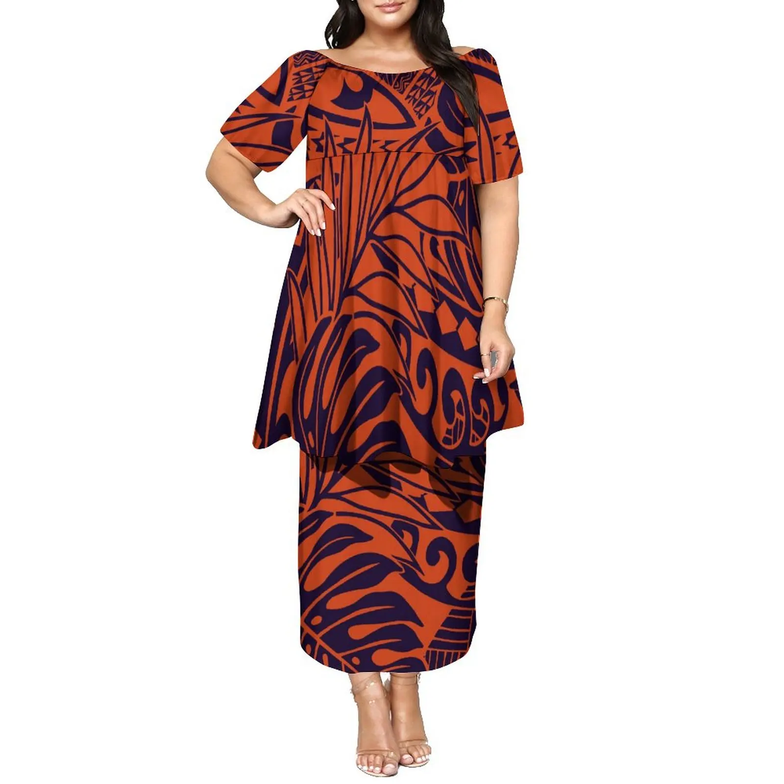 Одежда высшего качества на заказ в гавайском полинезийском племени размера плюс, женская одежда с открытыми плечами, праздничное платье Самоанское платье Пулетаси, комплект из 2 предметов
Одежда высшего качества на заказ в гавайском полинезийском племени размера плюс, женская одежда с открытыми плечами, праздничное платье Самоанское платье Пулетаси, комплект из 2 предметов