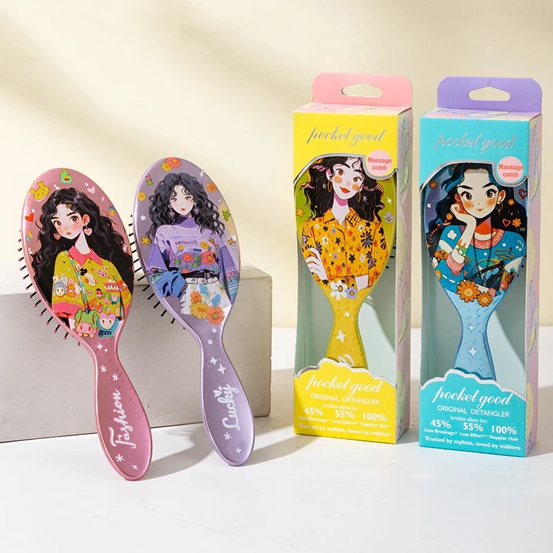Расческа на воздушной подушке, женские парикмахерские расчески с ручкой, массажная расческа для головы, фиолетовая пушистая щетка для укладки волос для девочек Y0619
Расческа на воздушной подушке, женские парикмахерские расчески с ручкой, массажная расческа для головы, фиолетовая пушистая щетка для укладки волос для девочек Y0619