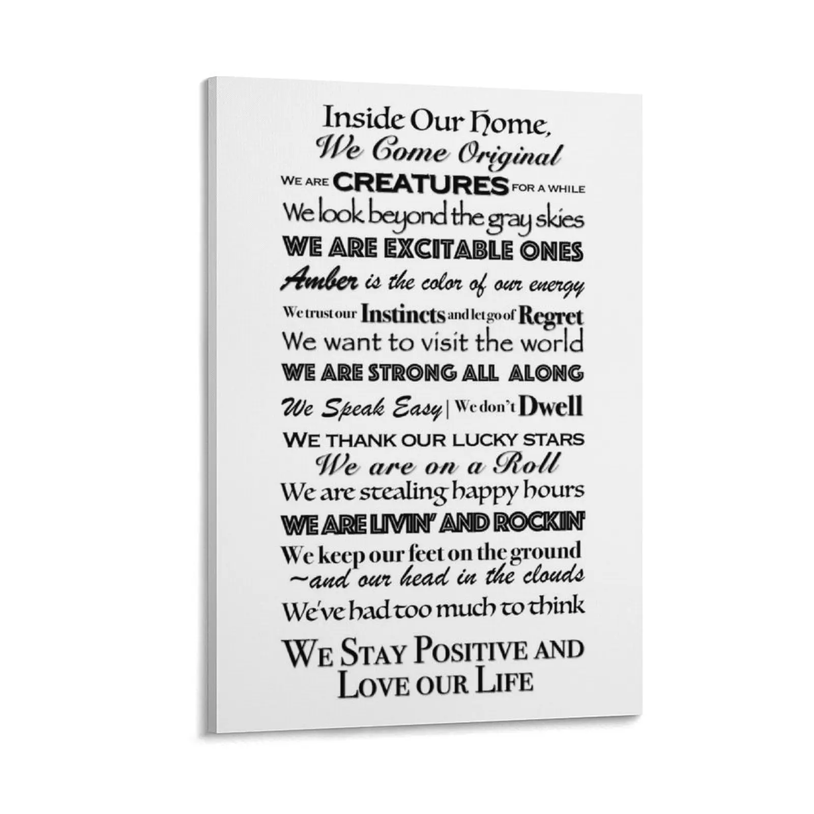 Inside Our 311 Home Canvas Painting wall decoration painting poster mural poster
Inside Our 311 Home Canvas Painting wall decoration painting poster mural poster