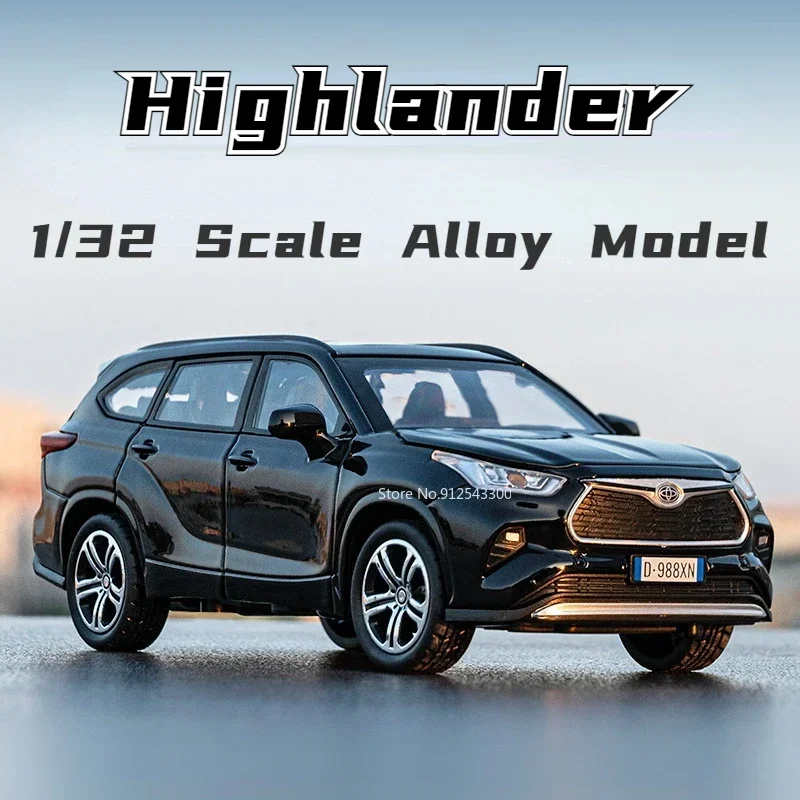 Масштаб 1:32, 2023 Highlander SUV, модель игрушечного автомобиля из сплава, звуковой свет, 6 дверей, открытые модели внедорожников, игрушки с откатным механизмом для детей
Масштаб 1:32, 2023 Highlander SUV, модель игрушечного автомобиля из сплава, звуковой свет, 6 дверей, открытые модели внедорожников, игрушки с откатным механизмом для детей