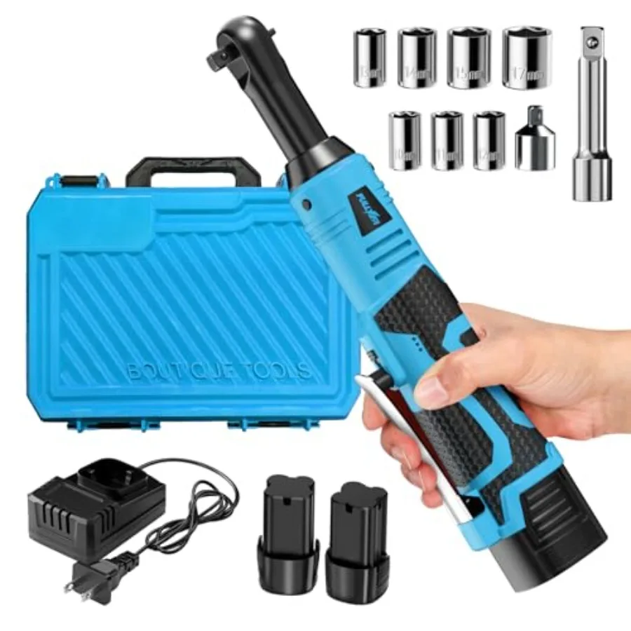 Cordless Electric Ratchet Wrench Set 16.8V 3/8 cordless ratchet 550 RPM Variable Speed Power Ratchet Tool Kit with 2 * 2.0Ah Li
Cordless Electric Ratchet Wrench Set 16.8V 3/8 cordless ratchet 550 RPM Variable Speed Power Ratchet Tool Kit with 2 * 2.0Ah Li