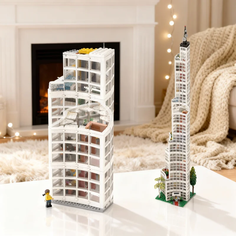 621PCS MOC Street View Brickman Tower Studios 6 9 Model Custom Building Blocks Architecture DIY Assembly Display Gift Blocks Set
621PCS MOC Street View Brickman Tower Studios 6 9 Model Custom Building Blocks Architecture DIY Assembly Display Gift Blocks Set