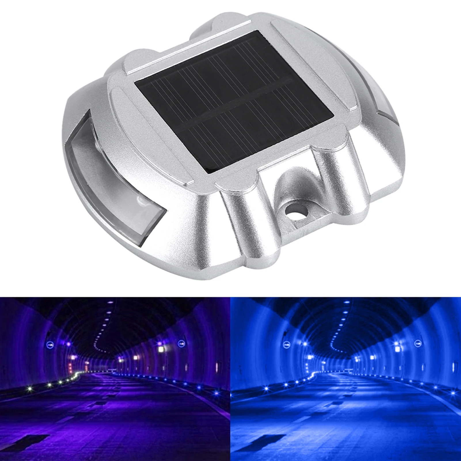 Solar Road Stud 6 LED IP68 Waterproof Cast Aluminum For Driveway Pathway Flashing Mode High Visibility
Solar Road Stud 6 LED IP68 Waterproof Cast Aluminum For Driveway Pathway Flashing Mode High Visibility
