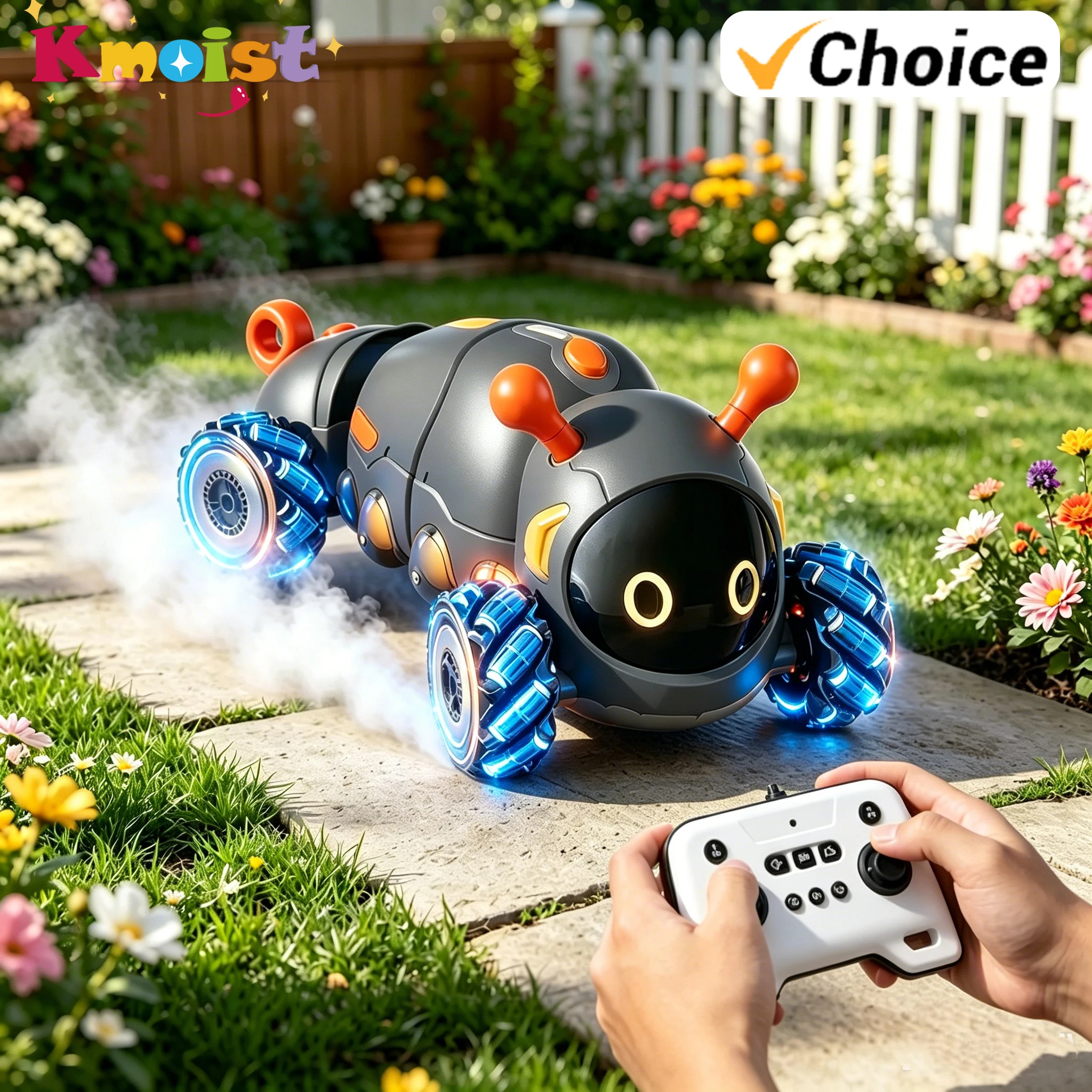 RC Stunt Car Children Toy 2.4G Remote Controll Insect Vehicle with Sound Effects and Lighting Toys for Boys Kids Birthday Gifts
RC Stunt Car Children Toy 2.4G Remote Controll Insect Vehicle with Sound Effects and Lighting Toys for Boys Kids Birthday Gifts