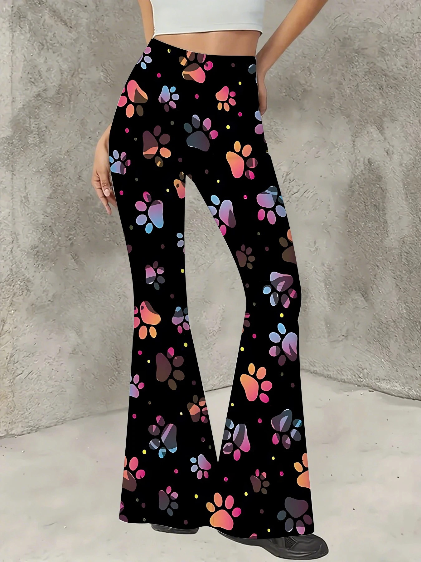 Women's Printed Flare Pants Y2K High Waist Bell Bottom Trousers Streetwear
Women's Printed Flare Pants Y2K High Waist Bell Bottom Trousers Streetwear