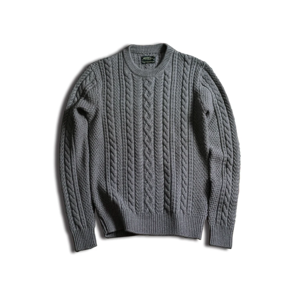 Men's Fisherman Sweater Merino Wool O-neck Long Sleeves Thick Warm Cable Jumper Winter Streetwear Christmas Gift Vintage Clothes
Men's Fisherman Sweater Merino Wool O-neck Long Sleeves Thick Warm Cable Jumper Winter Streetwear Christmas Gift Vintage Clothes