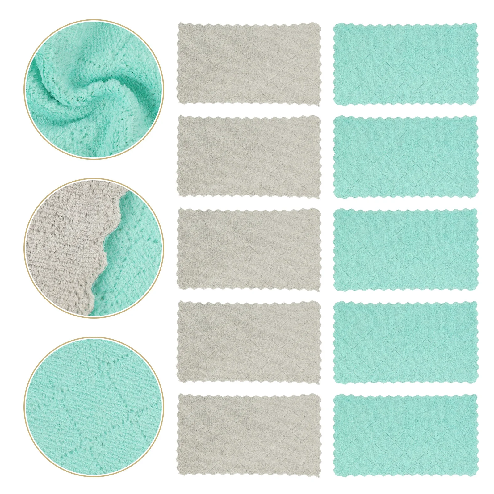10pcs Cleaning Dishcloths Set Kitchen Washing Rags Water Absorbing Countertop Duster Cloths Reusable Dish Washcloths Glassware
10pcs Cleaning Dishcloths Set Kitchen Washing Rags Water Absorbing Countertop Duster Cloths Reusable Dish Washcloths Glassware