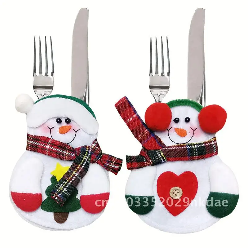 Creative Christmas decoration supplies restaurant hotel layout tableware suit non-woven old man Christmas knife and fork hat
Creative Christmas decoration supplies restaurant hotel layout tableware suit non-woven old man Christmas knife and fork hat