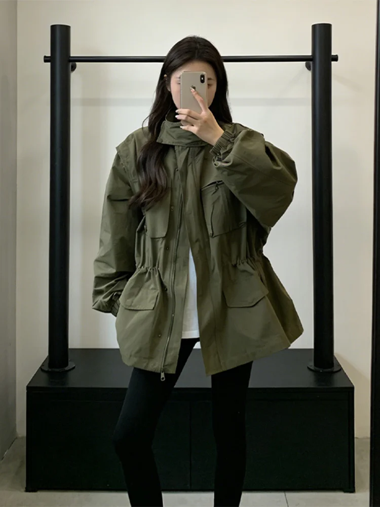 Cool And Elegant Workwear Style Jacket Women's Fashion Oversize Spring Autumn New Korean Version Long Sleeve Straight Hem
Cool And Elegant Workwear Style Jacket Women's Fashion Oversize Spring Autumn New Korean Version Long Sleeve Straight Hem