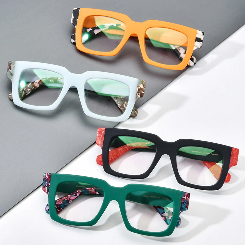 Fashion Eyeglasses Frame Frosted Square Acetate Retro Design for men and women Glasses Can be Fitted with Myopia Glasses Frame
Fashion Eyeglasses Frame Frosted Square Acetate Retro Design for men and women Glasses Can be Fitted with Myopia Glasses Frame