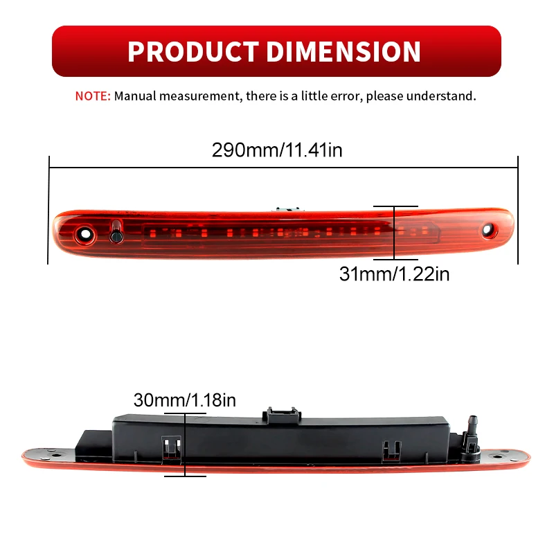 1PC LED High Mount Third Brake Light Canbus For Peugeot 107 For Citroen C1 For Toyota Aygo 2005 2006-2014 Tail Stop Fog Lamp
1PC LED High Mount Third Brake Light Canbus For Peugeot 107 For Citroen C1 For Toyota Aygo 2005 2006-2014 Tail Stop Fog Lamp