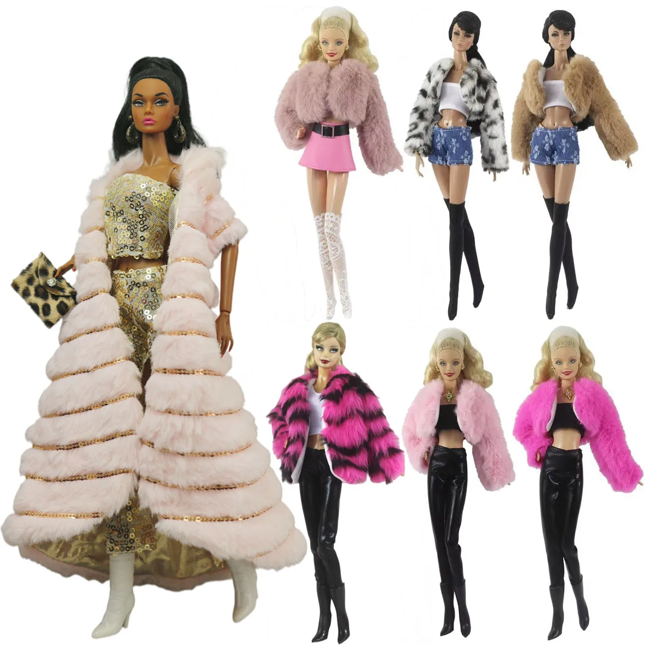 Doll Clothes 1:6 Scale Dress Fur Coat Outfit for 11.5 inch 30cm Doll Many Style for Choice Gifts for girls doll accessories
Doll Clothes 1:6 Scale Dress Fur Coat Outfit for 11.5 inch 30cm Doll Many Style for Choice Gifts for girls doll accessories
