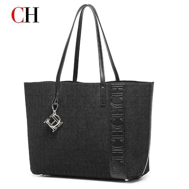 CH Luxury Women Tote Bag Large Capacity Canvas Shoulder Bag Monogram Print Handbag For Work Office Travel Daily Use
CH Luxury Women Tote Bag Large Capacity Canvas Shoulder Bag Monogram Print Handbag For Work Office Travel Daily Use