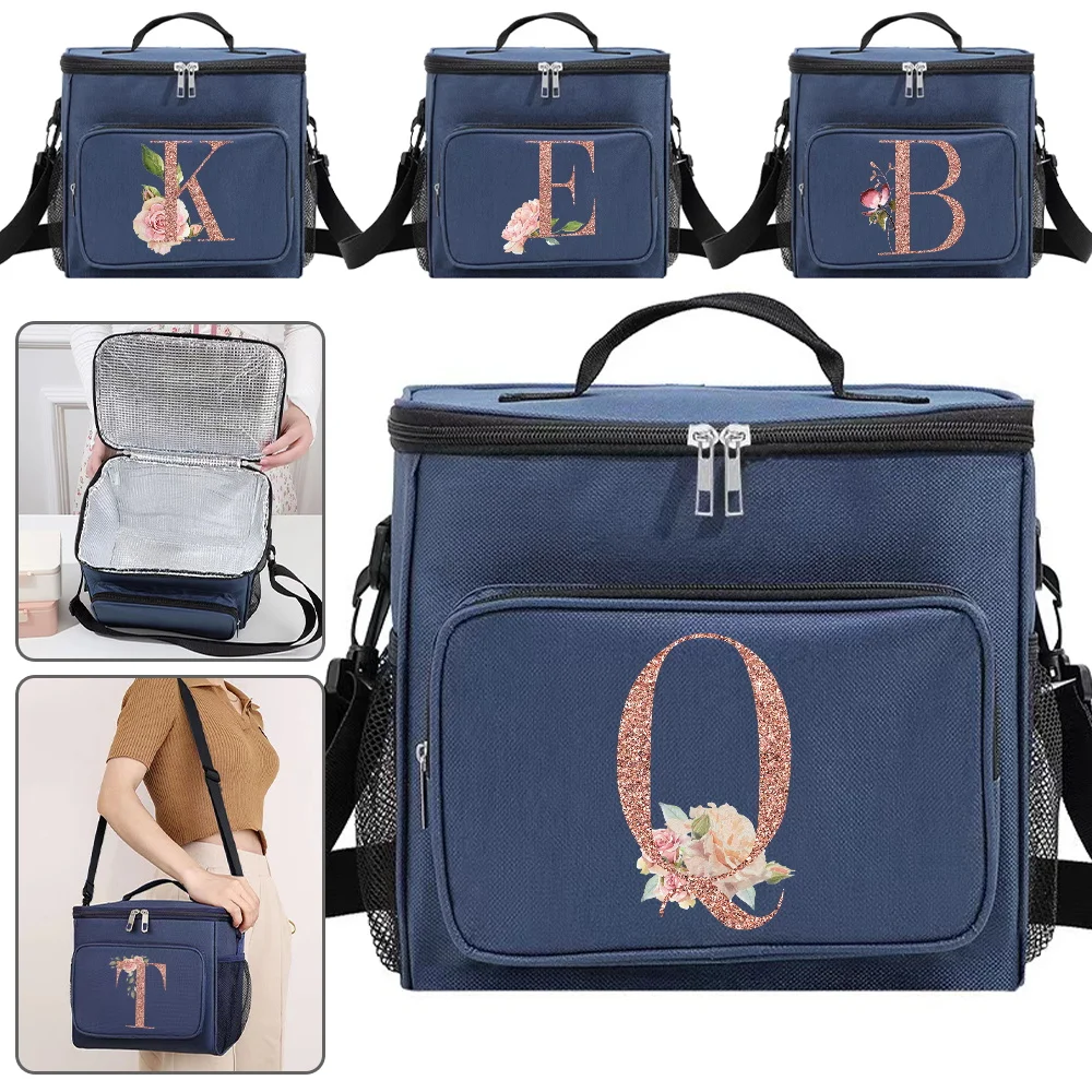 Student Lunch Box Portable Cooler Shoulder Lunch Bags Thermal Organizer Handbag Outdoor Camping Storage Boxes Rose Gold Printing
Student Lunch Box Portable Cooler Shoulder Lunch Bags Thermal Organizer Handbag Outdoor Camping Storage Boxes Rose Gold Printing