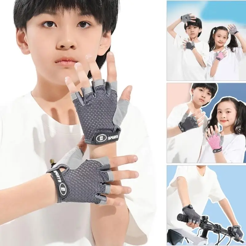 39BB Breathable Half Finger Sport Gloves For Kids with Shock Absorbing Palms Padding
39BB Breathable Half Finger Sport Gloves For Kids with Shock Absorbing Palms Padding