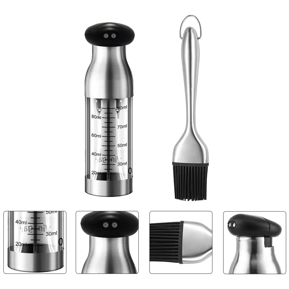 1Set Kitchen Oil Spray Bottle Premium Portable Olive Oil Vinegar Dispenser Cruet Leak-Proof Soy Sauce Container Cooking Bbq
1Set Kitchen Oil Spray Bottle Premium Portable Olive Oil Vinegar Dispenser Cruet Leak-Proof Soy Sauce Container Cooking Bbq