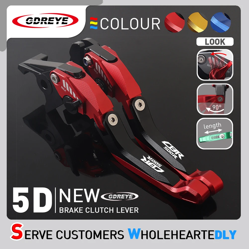For HONDA CBR500R 2022-2023 CBR 500 R 2022 Motorcycle CNC 5D Aluminum Brake Clutch Levers Adjustable Folding CBR500R
For HONDA CBR500R 2022-2023 CBR 500 R 2022 Motorcycle CNC 5D Aluminum Brake Clutch Levers Adjustable Folding CBR500R