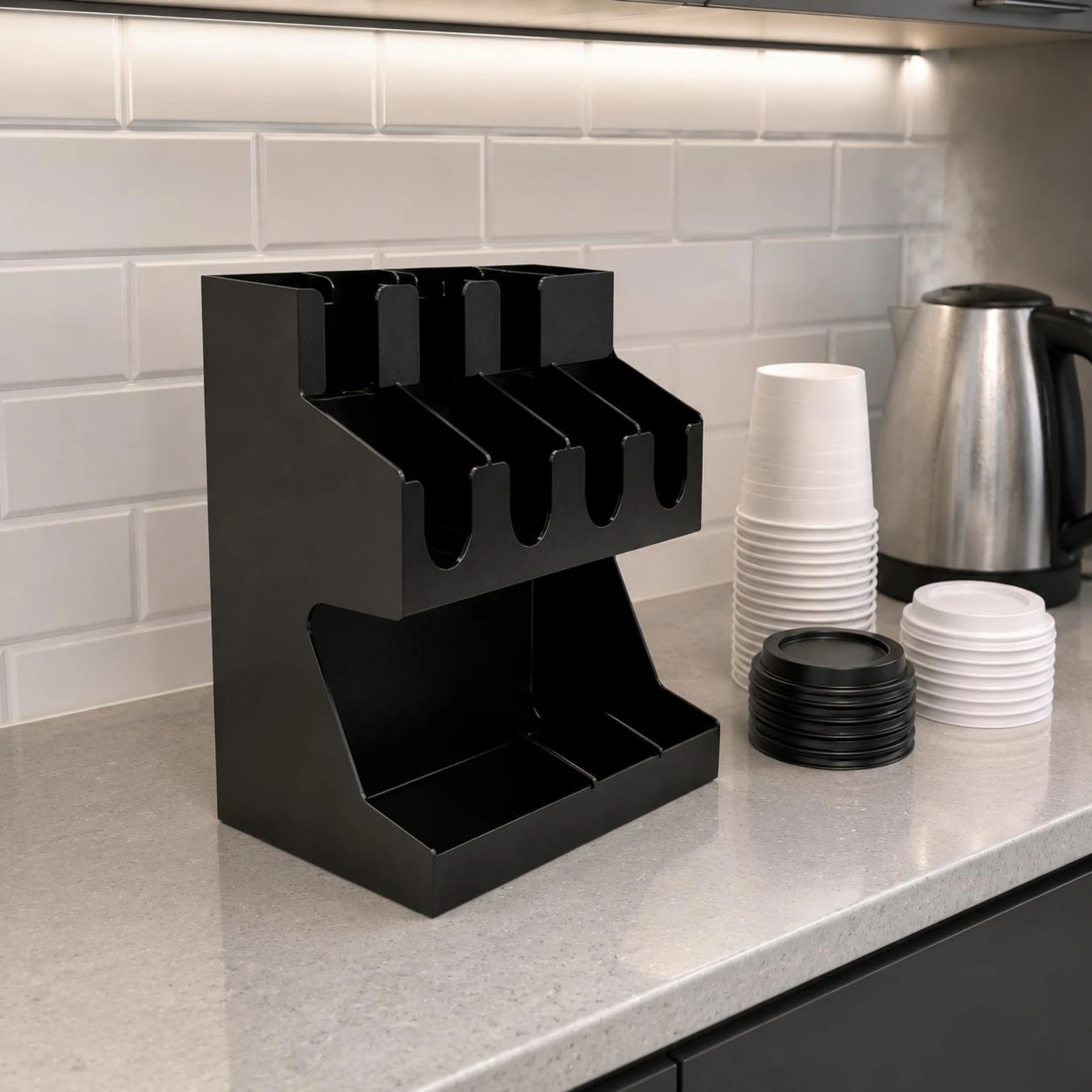 Two-Tier Storage Rack Separated Compartments Coffee Shop Supply Rack Cup and Straw Organizer Open-frontFront Coffee Bar
Two-Tier Storage Rack Separated Compartments Coffee Shop Supply Rack Cup and Straw Organizer Open-frontFront Coffee Bar