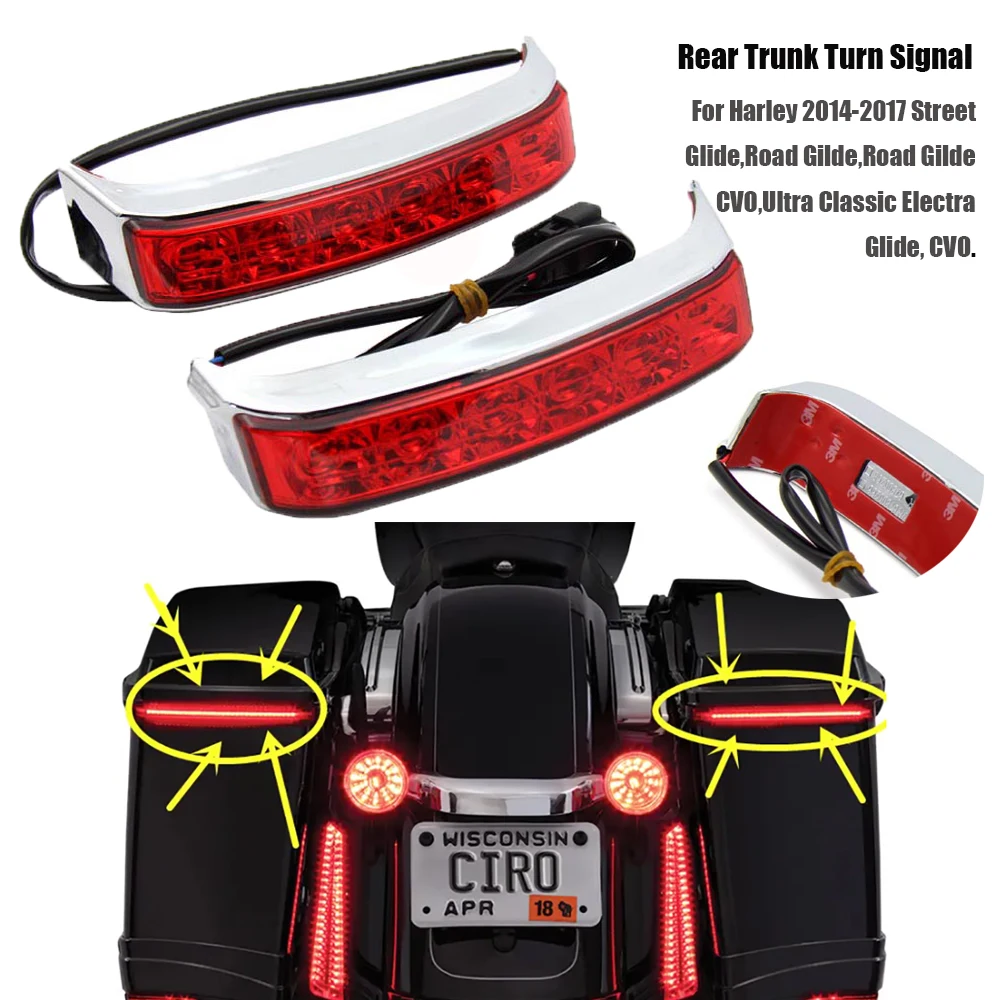Motorcycle Parts Saddlebag Box Luggage Housing Tail Run Brake Turn Light Lamp LED Len For Street Glide
Motorcycle Parts Saddlebag Box Luggage Housing Tail Run Brake Turn Light Lamp LED Len For Street Glide