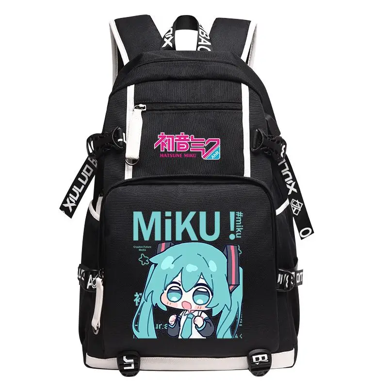 Kawaii Hatsune Miku Children's School Bag Cute Anime Cartoon Miku Creative Print Student Large Capacity Backpack School Supplies
Kawaii Hatsune Miku Children's School Bag Cute Anime Cartoon Miku Creative Print Student Large Capacity Backpack School Supplies