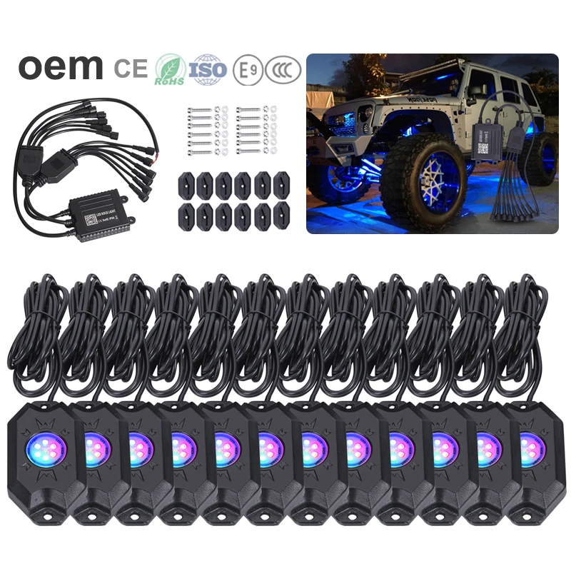 Universal Led Rock Lights Rgbw Chasing Rock Lights rgb Chasing For Jeep Wrangler Jk Car Decoration Other Exterior Accessories
Universal Led Rock Lights Rgbw Chasing Rock Lights rgb Chasing For Jeep Wrangler Jk Car Decoration Other Exterior Accessories