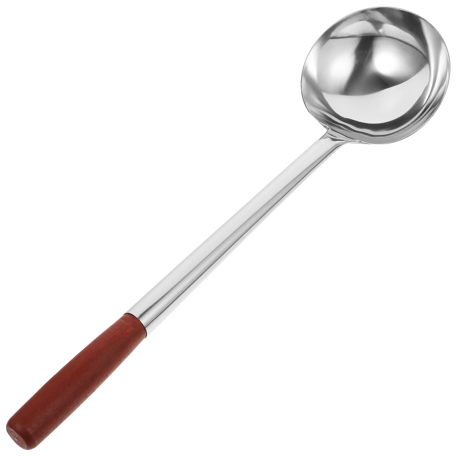 Stainless Steel Wood Handle Cooking Spoon Long Handle for Kitchen Restaurant Rice Spoon Soup Ladle Multifunctional Tool
Stainless Steel Wood Handle Cooking Spoon Long Handle for Kitchen Restaurant Rice Spoon Soup Ladle Multifunctional Tool
