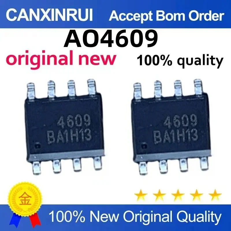 (5-100 pieces) Brand new stock AO4609 4609 SOP8
(5-100 pieces) Brand new stock AO4609 4609 SOP8