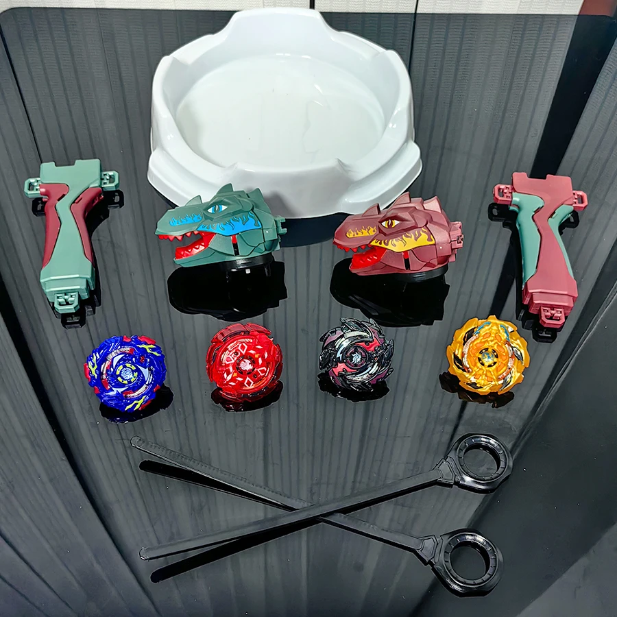 Battle explosion gyro dinosaur launcher set+4-pcs gyro children's magic gyro combat disc set
Battle explosion gyro dinosaur launcher set+4-pcs gyro children's magic gyro combat disc set