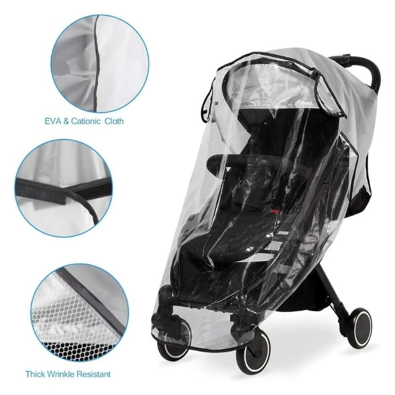 Transparent Baby Strollers Rain Cover Water Proofing Sleeve Case For Pushchair PEVA
Transparent Baby Strollers Rain Cover Water Proofing Sleeve Case For Pushchair PEVA