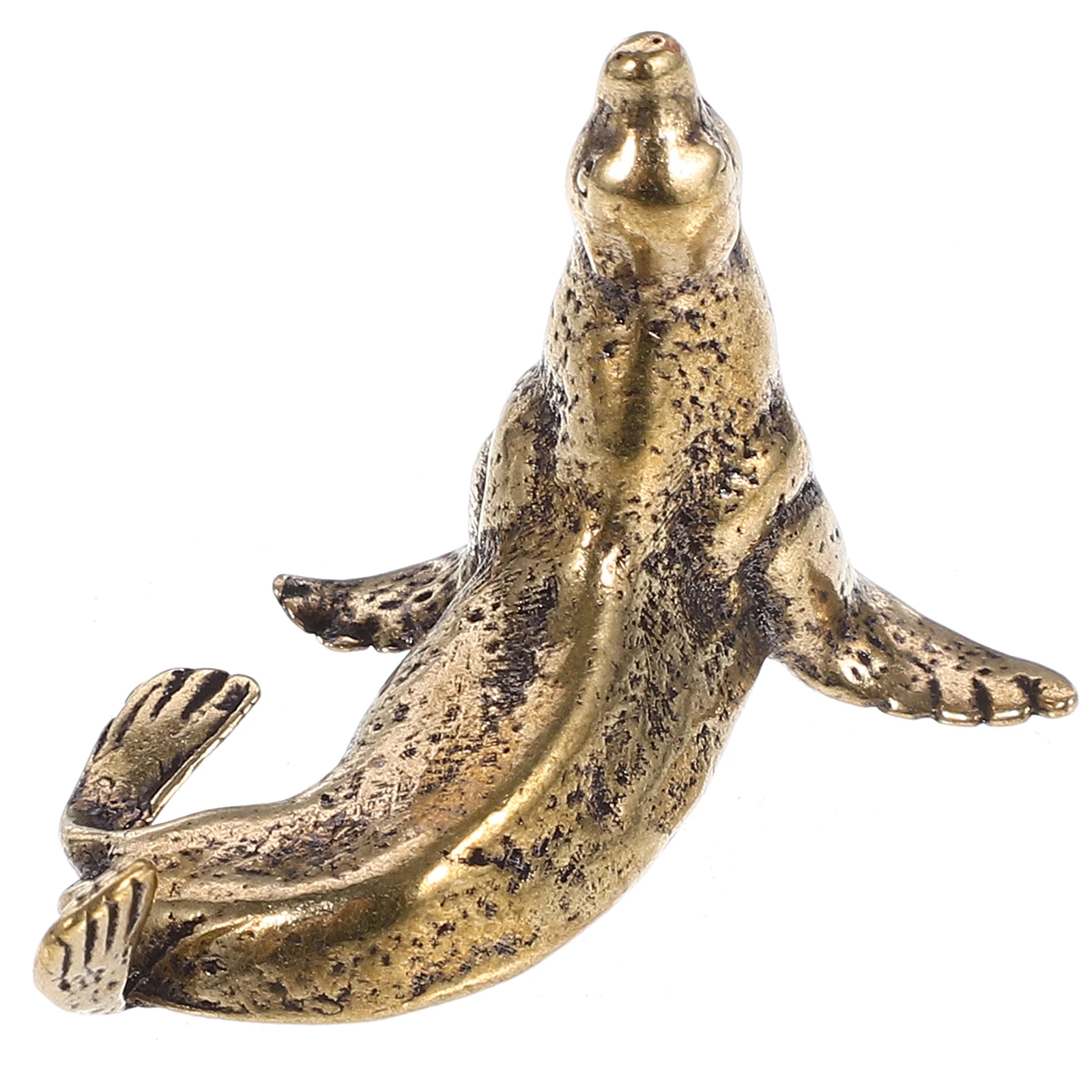 Brass Sea Lion Figurine Retro Style Home Decor Desktop naments Exquisite Animal Statue Mini Model Small Size Durability Ensured
Brass Sea Lion Figurine Retro Style Home Decor Desktop naments Exquisite Animal Statue Mini Model Small Size Durability Ensured