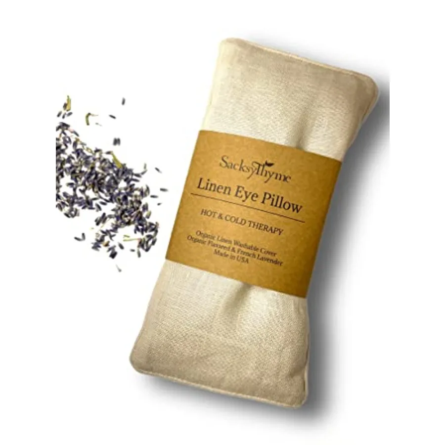 Органическая льняная подушка для глаз - с лавандой и семенами льна для расслабления, йоги и снятия стресса - грелка для микроволновки и охлаждающий компресс
Органическая льняная подушка для глаз - с лавандой и семенами льна для расслабления, йоги и снятия стресса - грелка для микроволновки и охлаждающий компресс
